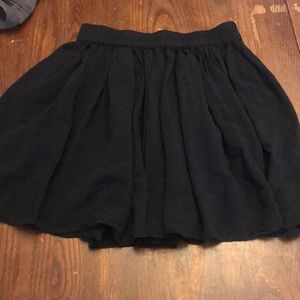Black skater skirt